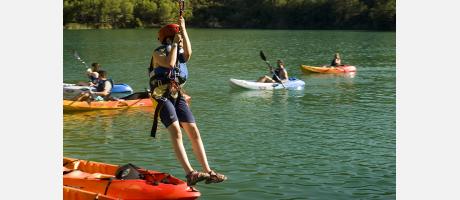 Multiaventura en el embalse de l'Alcora