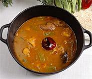 Arròs Caldós amb Conill i Verdures