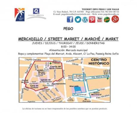Mercadillo semanal de Pego