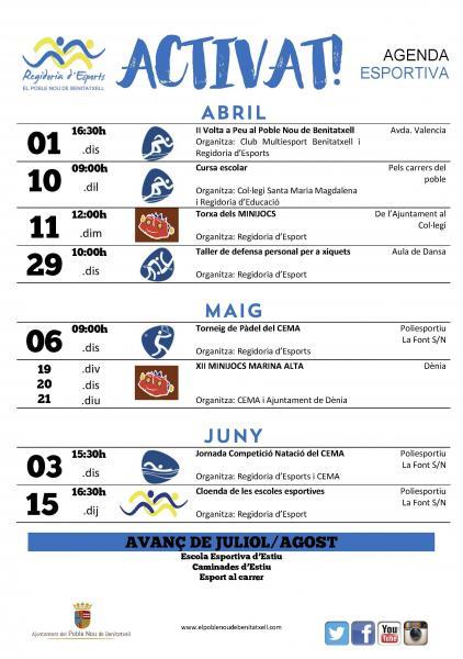Agenda deportiva