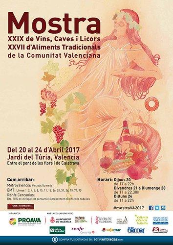 XXIX Mostra de Vins, Caves, Licors i XXVII Mostra d´Aliments Tradicionals de la Comunitat Valenciana