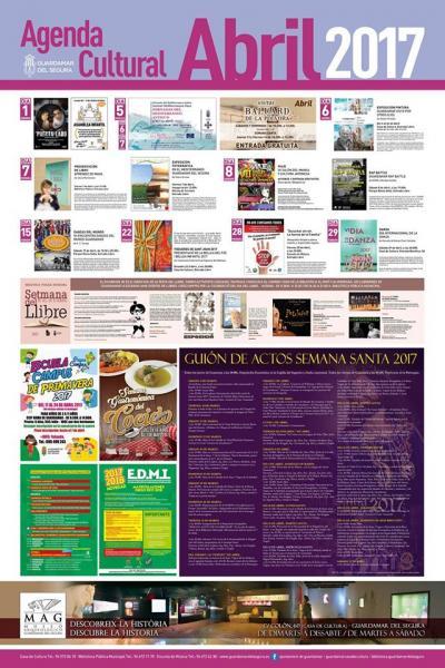 Agenda Cultural Abril 2017 Guardamar del Segura