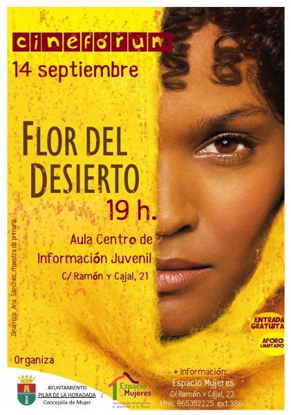 Cine Fórum: Flor del desierto en Pilar de la Horadada 2017