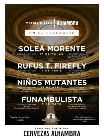 Momentos Alhambra en el escenario 2018