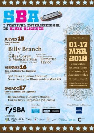 I Festival Internacional de Blues Alicante 2018