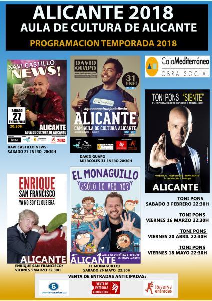 Programación Aula de Cultura Caja Mediterráneo 2018