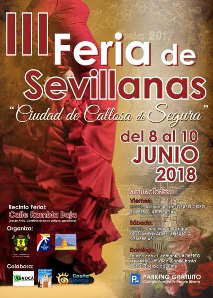 III Feria de Sevillanas "Ciudad de Callosa del Segura" 2018