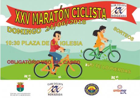 Maratón ciclista popular para todas las edades en Pilar de la Horadada 2018