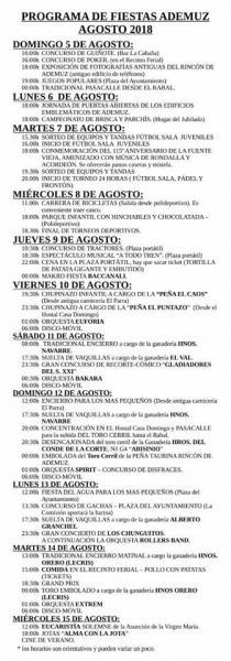 Fiestas en Ademuz 2018