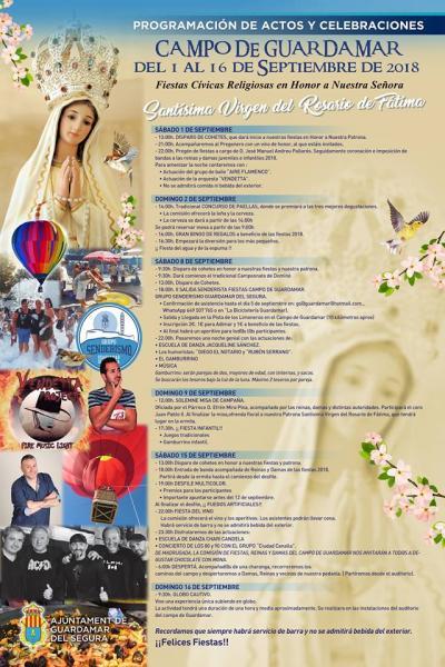 FIESTAS DEL CAMPO DE GUARDAMAR 2018