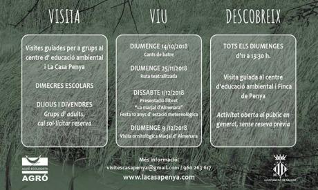 Actividades y visitas guiadas en la Casa Penya