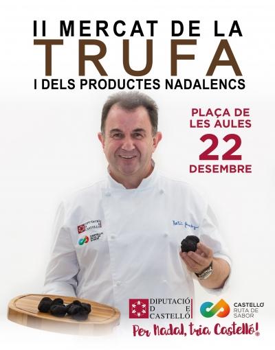 Mercado de la trufa y de los productos navideños