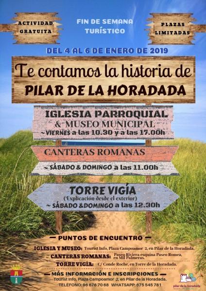 Fin de semana turístico; te contamos la historia de Pilar de la Horadada 2019