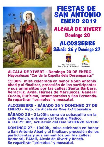 Fiesta de San Antonio Abad en Alcalà de Xivert - Alcossebre