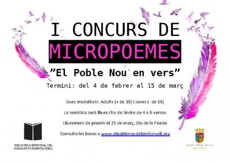 I Concurso de Micropoemas "El Poble Nou en vers"