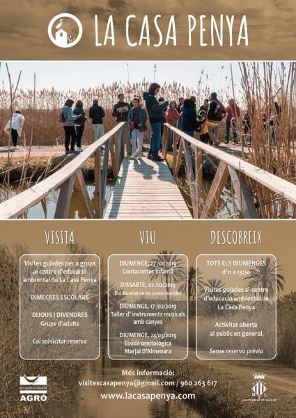 Actividades y visitas guiadas Casa Penya 2019