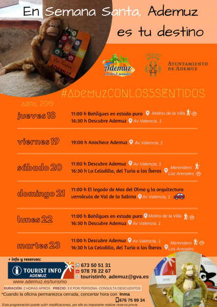 En Semana Santa, Ademuz es tu destino