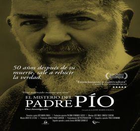 PROYECCIÓN DEL DOCUMENTAL “EL MISTERIO DEL PADRE PÍO” A BENEFICIO DE CÁRITAS CALPE. DIRECCIÓN Y GUIÓN DE JOSÉMARÍA ZAVALA.