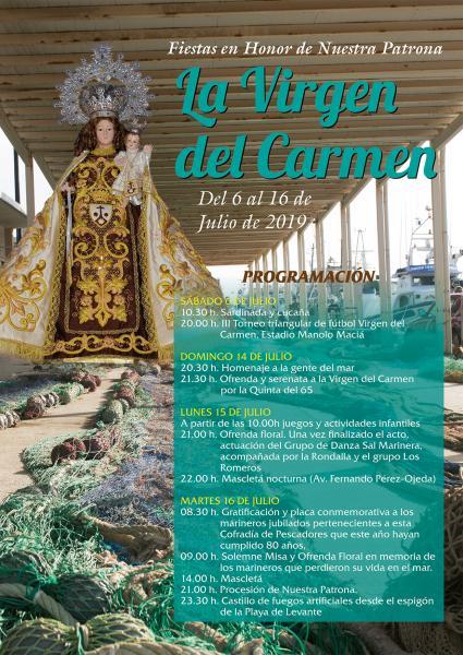 Fiestas Virgen del Carmen Santa Pola 2019