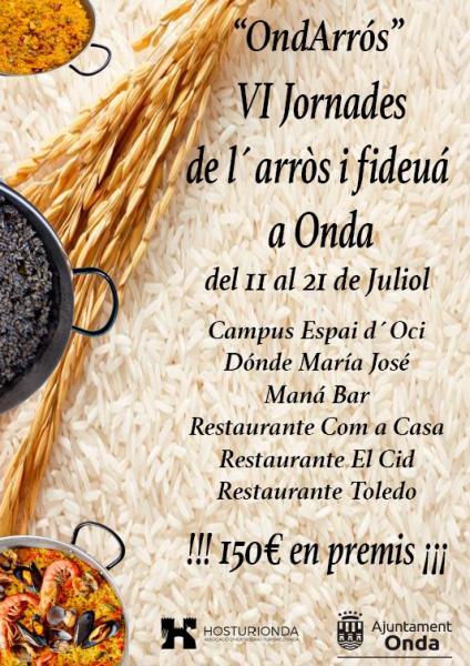 VI Jornadas del arroz y fideuá