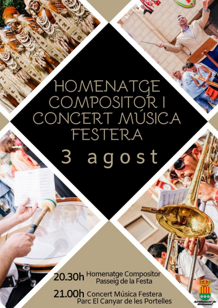 HOMENATGE COMPOSITOR I CONCERT MÚSICA FESTERA