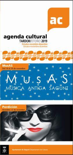 Agenda Cultural otoño. Sagunto 2019