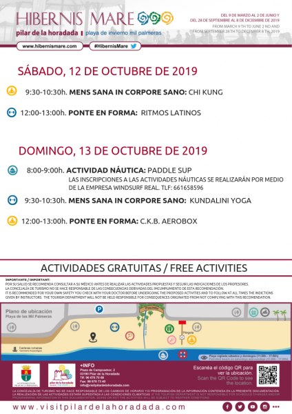 Hibernis Mare, tu playa de invierno en Pilar de la Horadada 2019