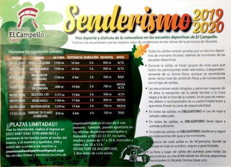 Senderismo en El Campello 2019/2020