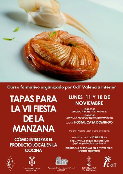 Curso TAPAS PARA LA VII FIESTA DE LA MANZANA ESPERIEGA