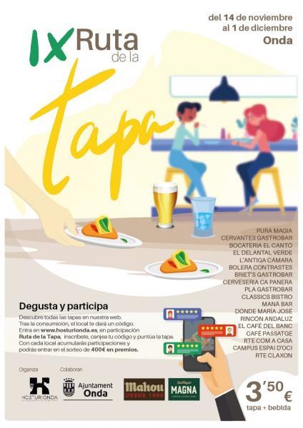 IX RUTA DE LA TAPA, ONDA 2019