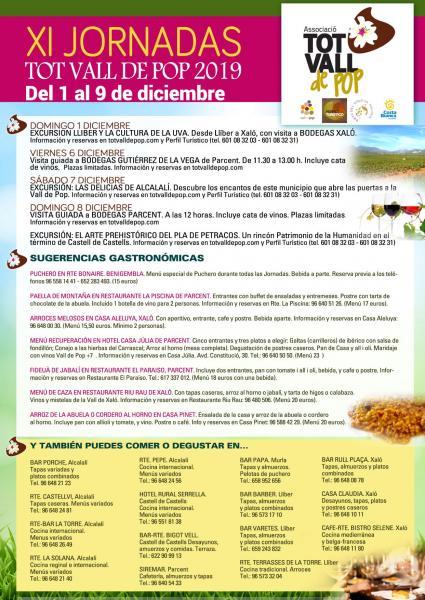 XI Jornadas Tot Vall de Pop 2019