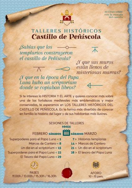 Talleres históricos en el Castillo de Peñíscola