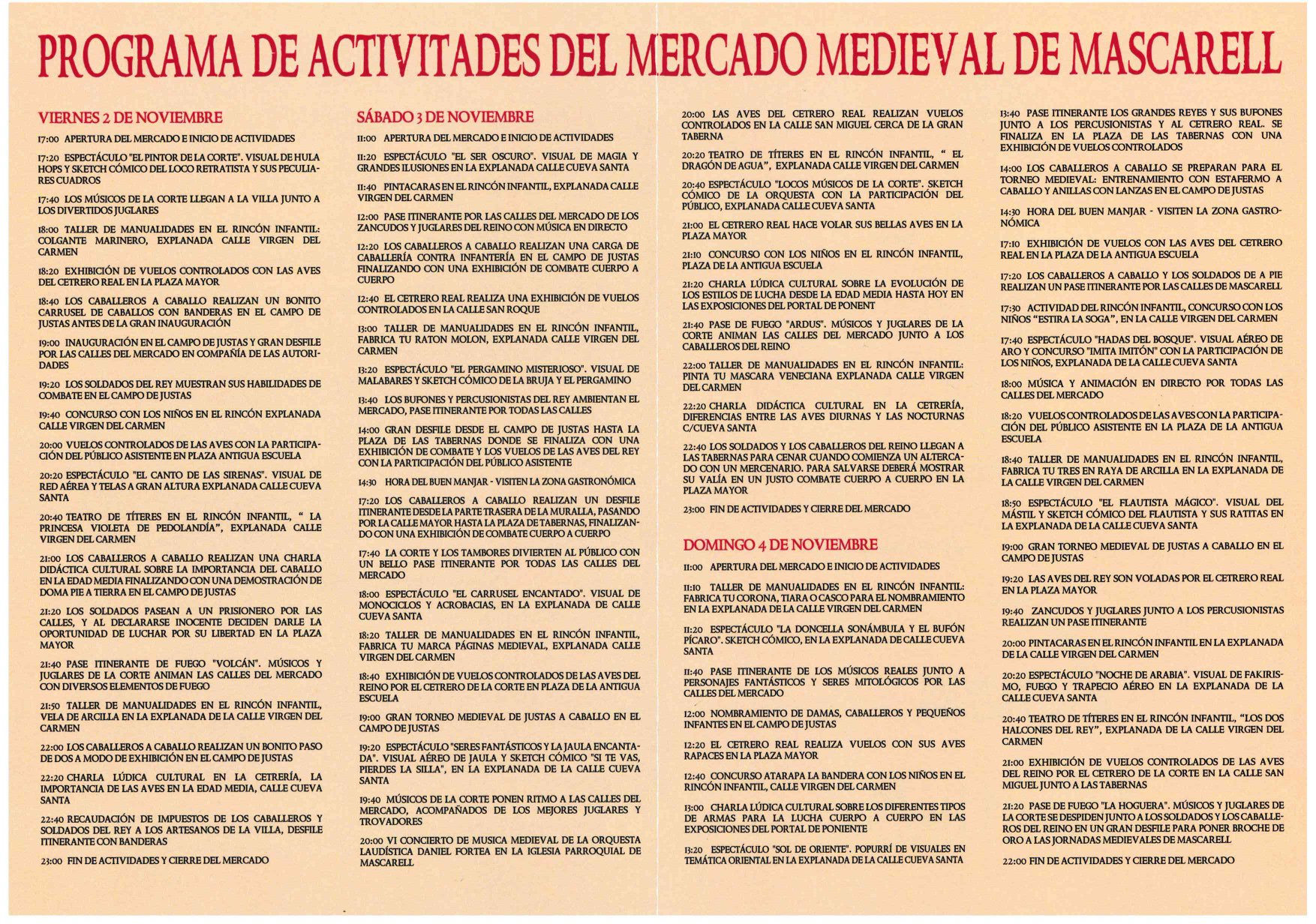 Feria Medieval de Mascarell