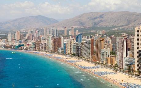 The never ending summer in Benidorm