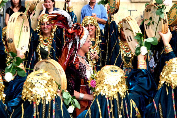 Fiestas de Moros y Cristianos en honor de San Francisco de Asís